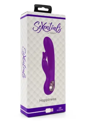 Toyjoy Happiness - Nyuszis vibrátor (lila) - Image 3
