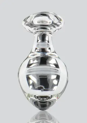 GlassWorxx Brillant Star - Üveg análdugó (áttetsző) - Image 3
