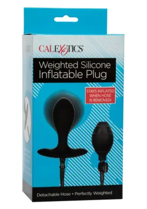 CalExotics Silicone Inflatable Plug - Felfújható análdugó (fekete) - Image 3