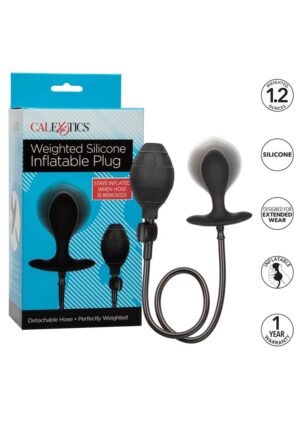 CalExotics Silicone Inflatable Plug - Felfújható análdugó (fekete) - Image 18