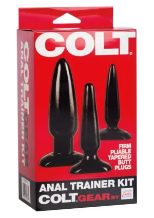 COLT Anal Trainer Kit - Anál dildó készlet (fekete) - Image 2