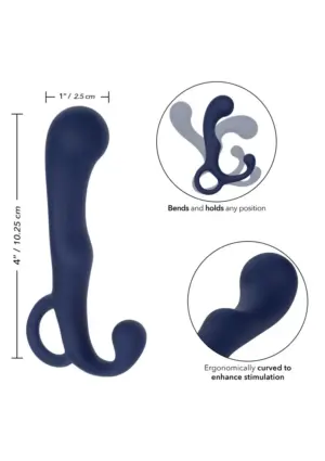 Calexotics Viceroy - Rugalmas prosztata dildó (kék) - Image 3