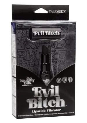 Evil Bitch - Akkus rúzsvibrátor (fekete) - Image 2