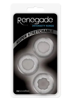 Stamina Rings - Péniszgyűrű szett (3db) - áttetsző - Image 2