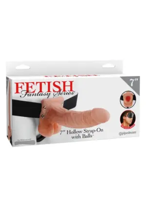 Fetish Fantasy Hollow Strap-On 7" - Felcsatolható üreges dildó - Image 3