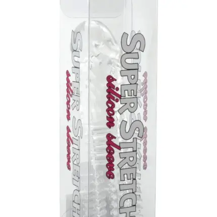 Penis Silicone Sleeve - Rücskös péniszköpeny (áttetsző)