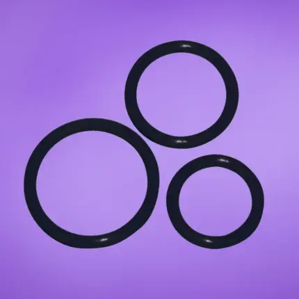 You2Toys - Szilikon péniszgyűrű trió - fekete