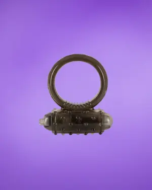 Tiszta szilikon péniszgyűrű - fekete