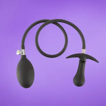 You2Toys - Golyós, pumpálható anál dildó (fekete)