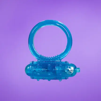 Tiszta szilikon péniszgyűrű - királykék