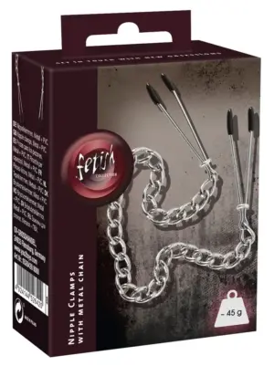 Mell-lánc csipeszes bimbószorítóval - Image 2