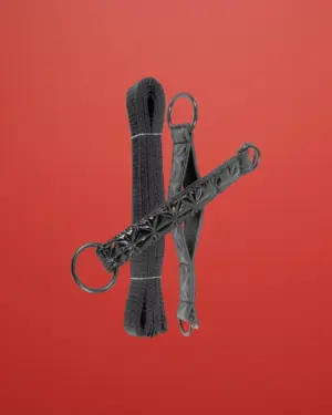 Sinful - Ágyhoz kötöző szett (fekete)