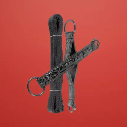 Sinful - Ágyhoz kötöző szett (fekete)