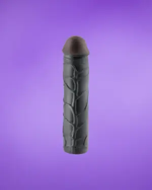 FX Mega 3 Inch Extension - Péniszköpeny (fekete)