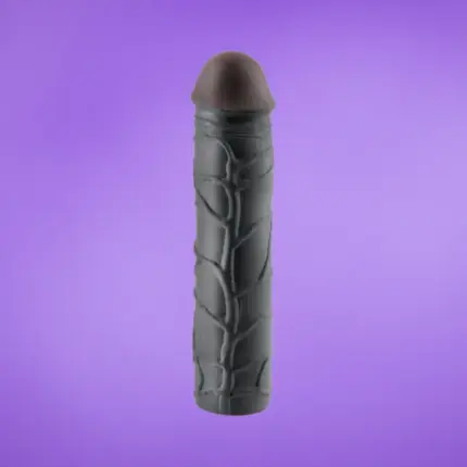 FX Mega 3 Inch Extension - Péniszköpeny (fekete)