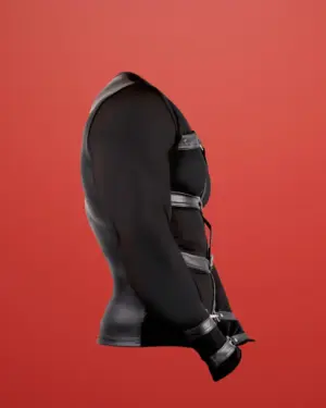 Svenjoyment - Hosszú ujjú bondage póló fém karikákkal