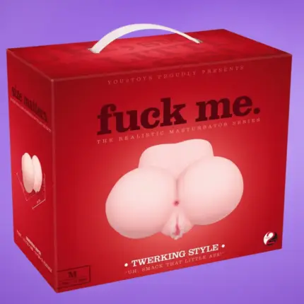 You2Toys - Fuck Me Twerking Style - élethű vagina és popó (natúr)