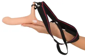 You2Toys - Strap-on - felcsatolható, üreges dildó (közepes) - natúr - Image 3