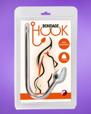 You2Toys Bondage Hook - Alumínium anál horog (179g) - ezüst