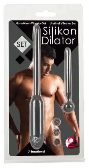 You2Toys Dilator - Húgycsővibrátor és dildó szett (fekete) - Image 2