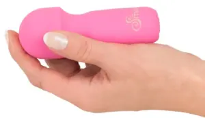 SMILE Mini Wand - Akkus, mini masszírozó vibrátor (pink) - Image 4