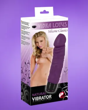 Lotus - Naturál vibrátor (lila)