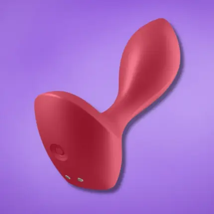 Satisfyer Backdoor Lover - Akkus, vízálló anál vibrátor (piros)