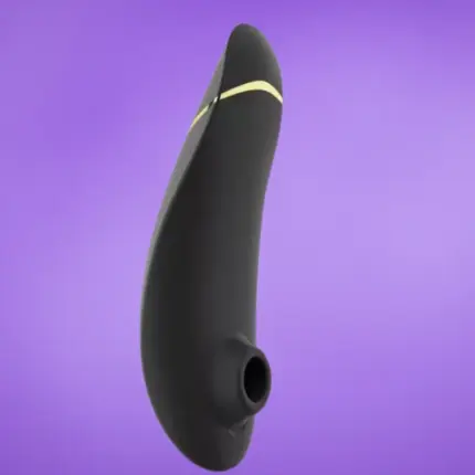 Womanizer Premium 2 - Akkus, vízálló csiklóizgató (fekete)