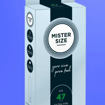 Mister Size vékony óvszer - 47mm (10db)