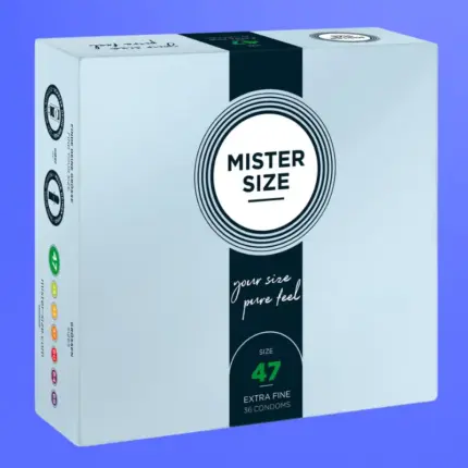 Mister Size vékony óvszer - 47mm (36db)