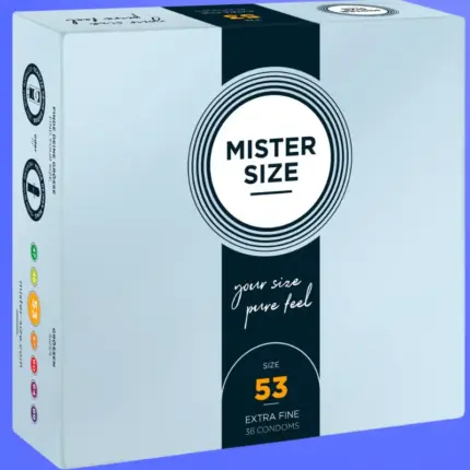 Mister Size vékony óvszer - 53mm (36db)