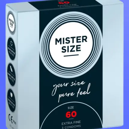 Mister Size vékony óvszer - 60mm (3db)