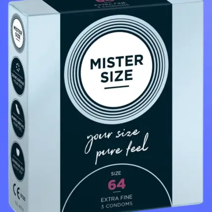 Mister Size vékony óvszer - 64mm (3db)