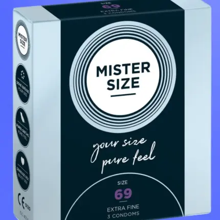 Mister Size vékony óvszer - 69mm (3db)