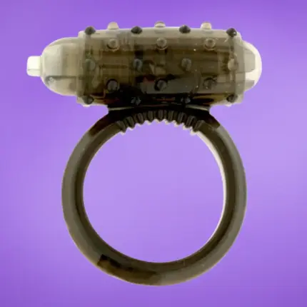 Mini Vibrating Cockring - Vibrációs péniszgyűrű (fekete)