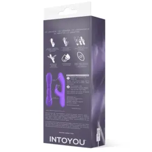 Intoyou Mauve Unibody - Nyuszis vibrátor (lila) - Image 4