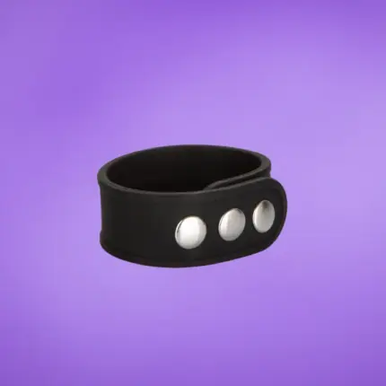 Calextics Erection Ring - Szilikonos állítható péniszgyűrű (fekete)