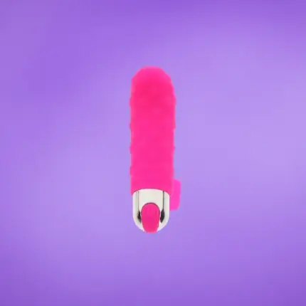 Toyjoy Tickle Pleaser - Tölthető ujj vibrátor (pink)