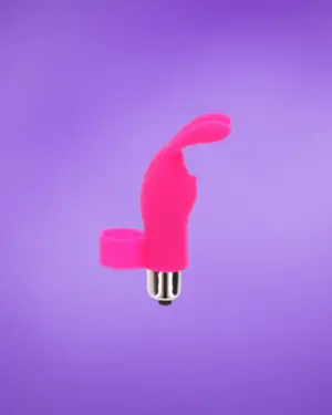 Toyjoy Bunny Pleaser - Nyuszis ujj vibrátor (pink)