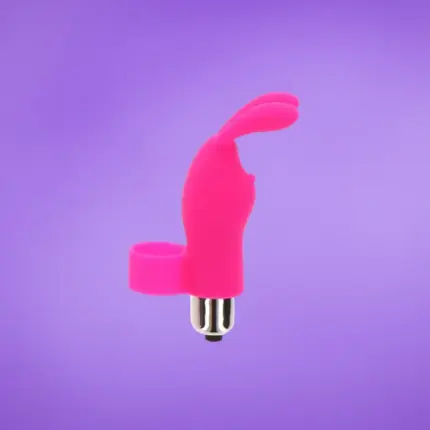 Toyjoy Bunny Pleaser - Nyuszis ujj vibrátor (pink)