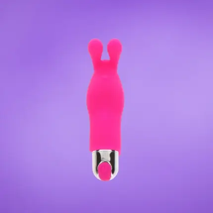 Toyjoy Bunny Pleaser - Akkus nyuszis ujj vibrátor (pink)