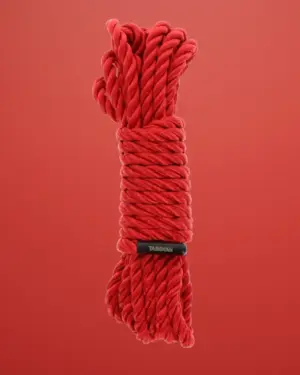 Taboom - Bondage kötél (piros) - 5m