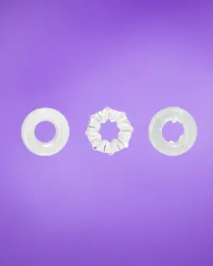 Renegade Dyno Ring - Péniszgyűrű szett (3db) - áttetsző