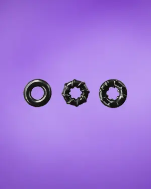 Renegade Dyno Ring - Péniszgyűrű szett (3db) - áttetsző - Image 2