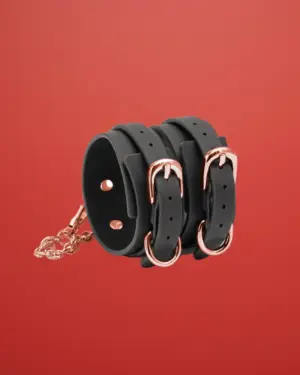 Bondage Couture - Bokabilincs (fekete-rose gold)