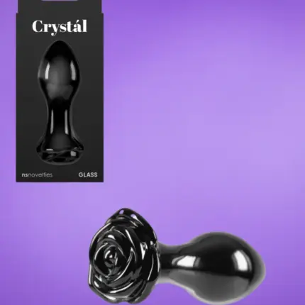 Crystal Rose - Üveg análdugó