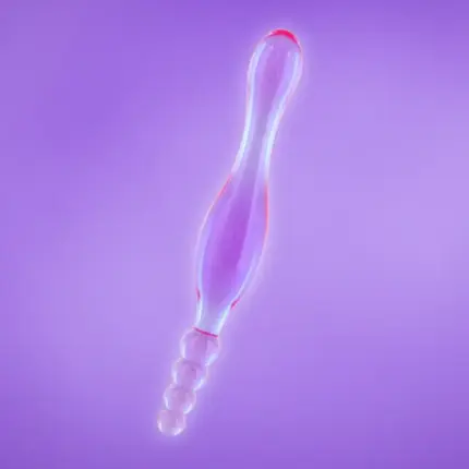 Smoothy Prober - Kétvégű dildó (lila)