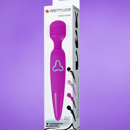 Pretty Love Body Wand - Akkus maszírozó (fekete)