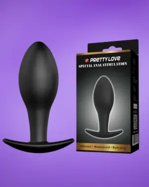 Pretty Love Anal - Szilikon análplug (fekete)