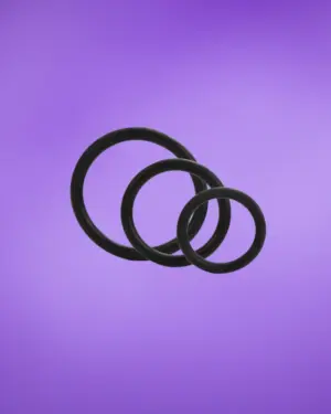 Calexotics Tri-Rings - Fekete péniszgyűrű szett (3db)